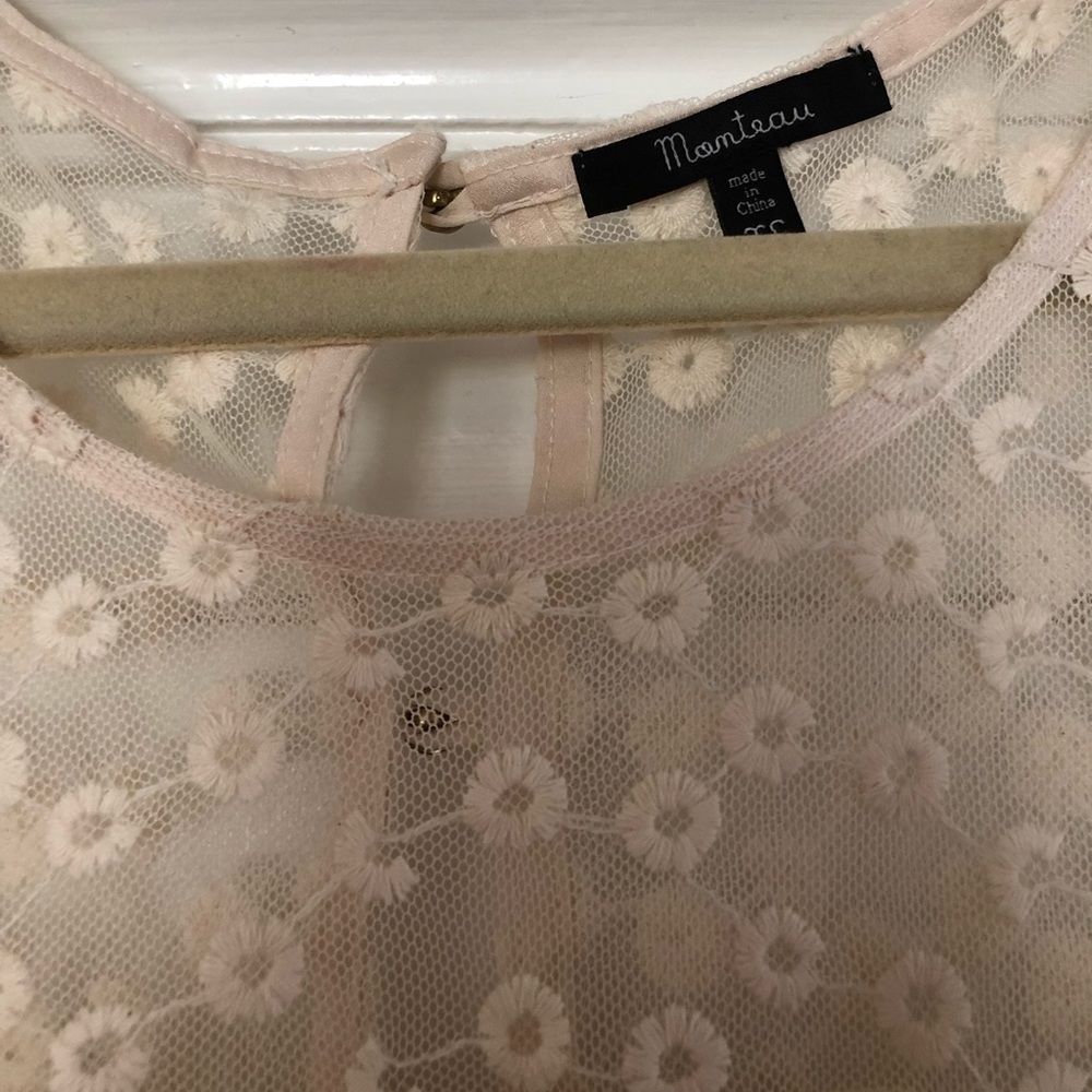 Monteau Vintage Off-White Dress - Picture 3 of 4